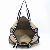 LeSportsac レスポートサック ボストンバッグ 4318 DELUXE MED WEEKENDER FA04 SPECTATOR BONE/NAVY