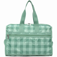 LeSportsac レスポートサック ボストンバッグ 4318 DELUXE MED WEEKENDER HF53 GREEN FIELD GINGHAM