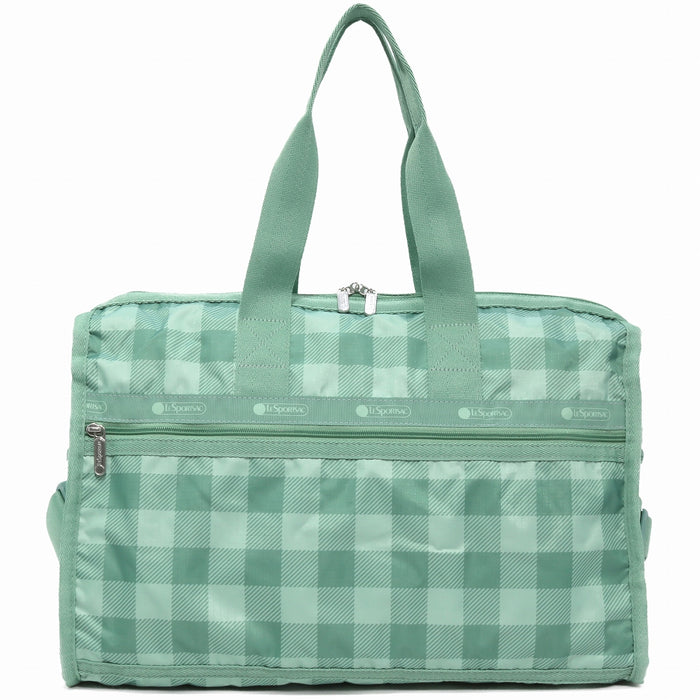LeSportsac レスポートサック ボストンバッグ 4318 DELUXE MED WEEKENDER HF53 GREEN FIELD GINGHAM