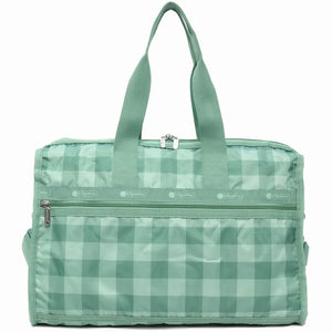 LeSportsac レスポートサック ボストンバッグ 4318 DELUXE MED WEEKENDER HF53 GREEN FIELD GINGHAM