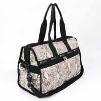 LeSportsac レスポートサック ボストンバッグ 4318 DELUXE MED WEEKENDER U275 CLASSIC PYTHON IVORY