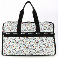 LeSportsac レスポートサック ボストンバッグ 4319 DELUXE LG WEEKENDER E955 SNOOPY AND WOODSTOCK