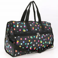 LeSportsac レスポートサック ボストンバッグ 4319 DELUXE LG WEEKENDER HC50 MULTICOLOR DOTS BLACK