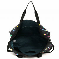 LeSportsac レスポートサック ボストンバッグ 4319 DELUXE LG WEEKENDER HC50 MULTICOLOR DOTS BLACK