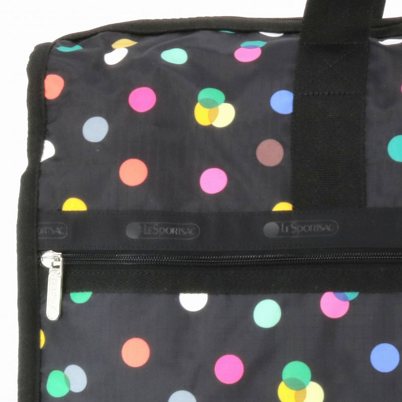 LeSportsac レスポートサック ボストンバッグ 4319 DELUXE LG WEEKENDER HC50 MULTICOLOR DOTS BLACK