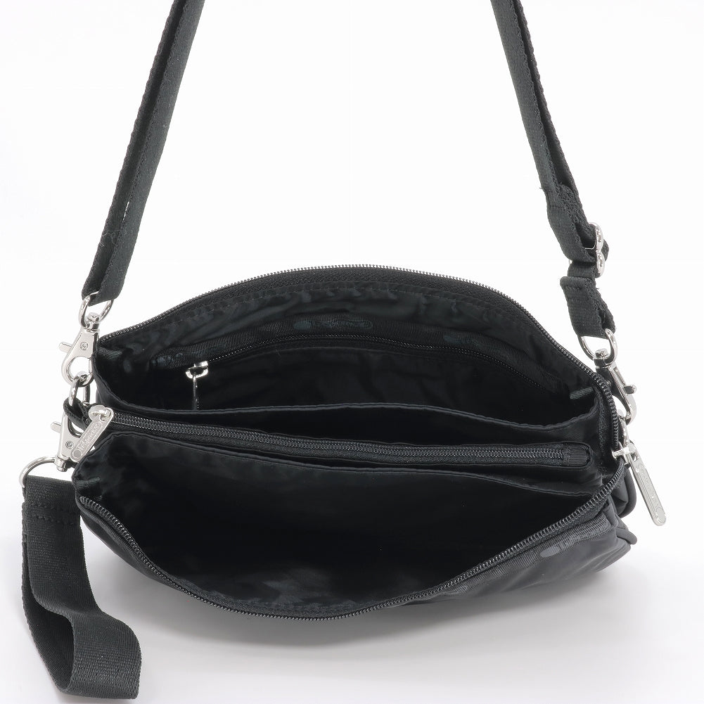 LeSportsac レスポートサック ショルダーバッグ 4346 MED KOKO CROSSBODY R086 RECYCLED BLACK