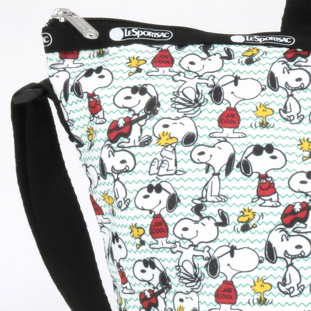 LeSportsac レスポートサック トートバッグ 4360 DELUXE EASY CARRY TOTE E955 SNOOPY AND WOODSTOCK