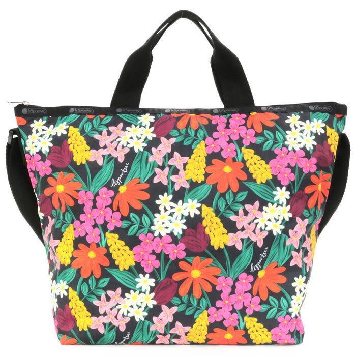 LeSportsac レスポートサック トートバッグ 4360 DELUXE EASY CARRY TOTE HC87 Bright Garden Blooms [並行輸入商品]