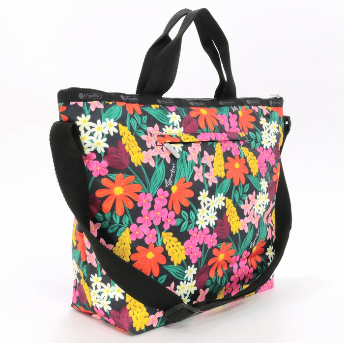LeSportsac レスポートサック トートバッグ 4360 DELUXE EASY CARRY TOTE HC87 Bright Garden Blooms [並行輸入商品]