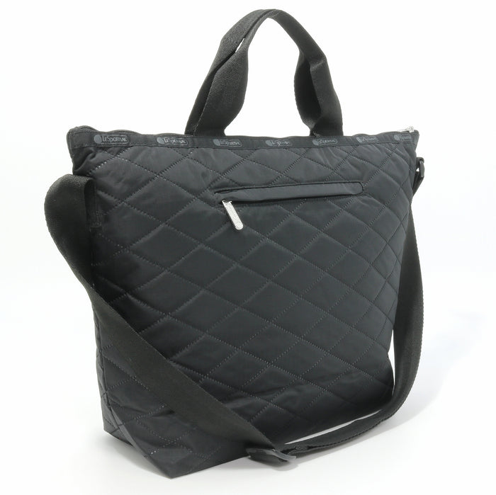 LeSportsac レスポートサック トートバッグ 4360 DELUXE EASY CARRY TOTE HE62 Black Cross Deboss