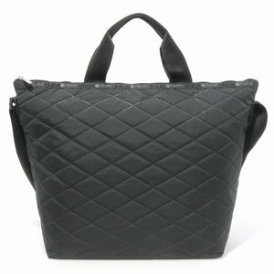 LeSportsac レスポートサック トートバッグ 4360 DELUXE EASY CARRY TOTE HE62 Black Cross Deboss