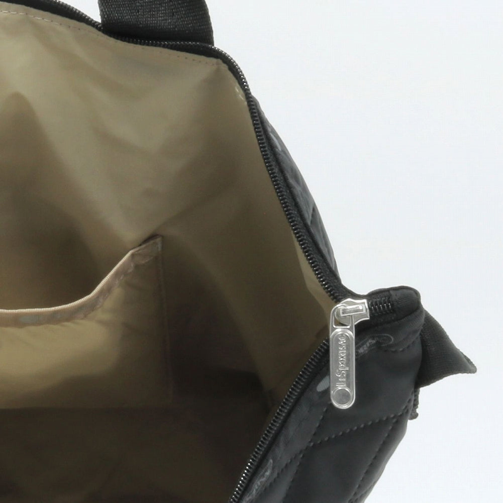 LeSportsac レスポートサック トートバッグ 4360 DELUXE EASY CARRY TOTE HE62 Black Cross Deboss