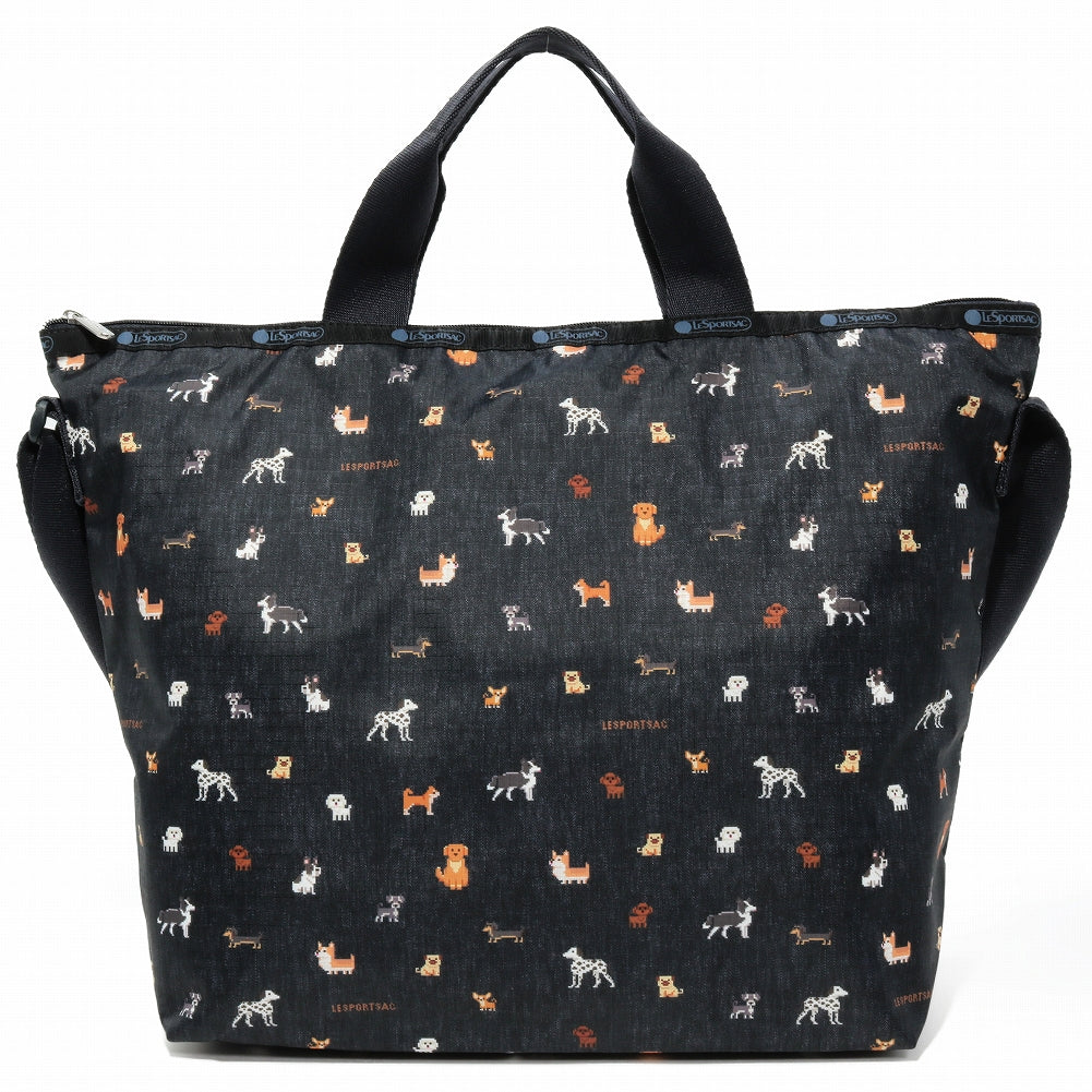 LeSportsac レスポートサック トートバッグ 4360 DELUXE EASY CARRY TOTE HF44 WOOF WONDERLAND