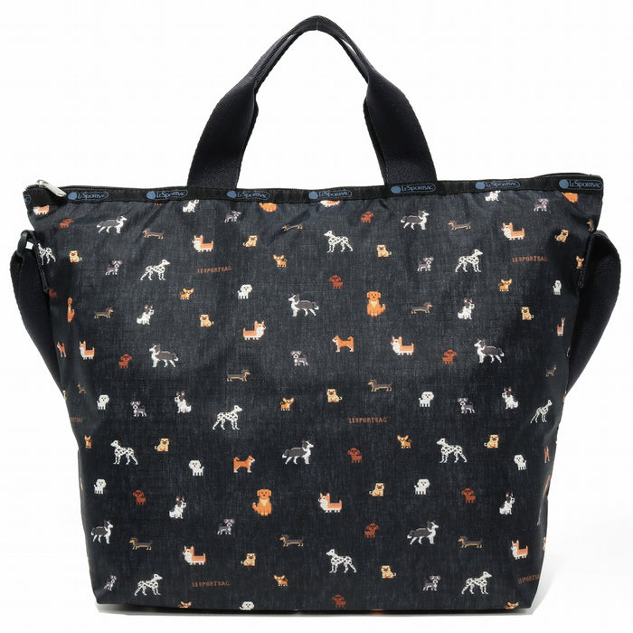 LeSportsac レスポートサック トートバッグ 4360 DELUXE EASY CARRY TOTE HF44 WOOF WONDERLAND