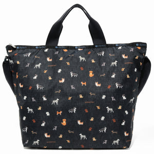 LeSportsac レスポートサック トートバッグ 4360 DELUXE EASY CARRY TOTE HF44 WOOF WONDERLAND