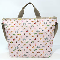 LeSportsac レスポートサック トートバッグ 4360 DELUXE EASY CARRY TOTE HF56 NYC ICONS PINK