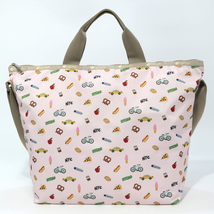 LeSportsac レスポートサック トートバッグ 4360 DELUXE EASY CARRY TOTE HF56 NYC ICONS PINK