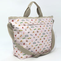 LeSportsac レスポートサック トートバッグ 4360 DELUXE EASY CARRY TOTE HF56 NYC ICONS PINK