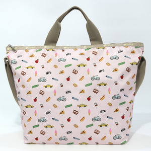 LeSportsac レスポートサック トートバッグ 4360 DELUXE EASY CARRY TOTE HF56 NYC ICONS PINK
