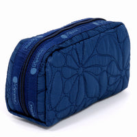 LeSportsac レスポートサック ポーチ 6511 RECTANGULAR COSMETIC C516 NAVY QUILTED BLOOMS