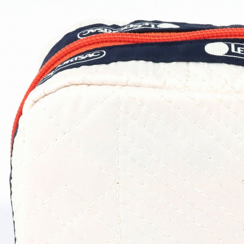 LeSportsac レスポートサック ポーチ 6511 RECTANGULAR COSMETIC E950 SWEATER QUILTING IVORY