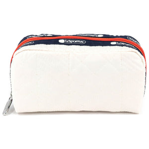 LeSportsac レスポートサック ポーチ 6511 RECTANGULAR COSMETIC E950 SWEATER QUILTING IVORY