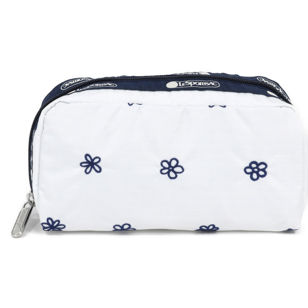 LeSportsac レスポートサック ポーチ 6511 RECTANGULAR COSMETIC E981 DAISY EMBROIDERY