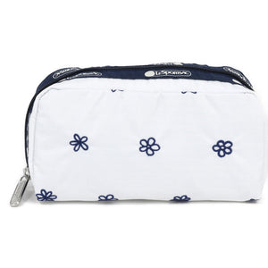 LeSportsac レスポートサック ポーチ 6511 RECTANGULAR COSMETIC E981 DAISY EMBROIDERY