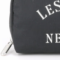 LeSportsac レスポートサック ポーチ 6511 RECTANGULAR COSMETIC H155 BLACK LOGO COSM