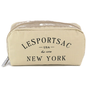 LeSportsac レスポートサック ポーチ 6511 RECTANGULAR COSMETIC H157 NATURAL LOGO COSM