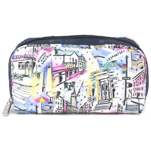 LeSportsac レスポートサック ポーチ 6511 RECTANGULAR COSMETIC HA70 NYC WINTER WONDERLAND