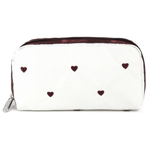 LeSportsac レスポートサック ポーチ 6511 RECTANGULAR COSMETIC HA83 BERRY HEART EMB