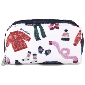 LeSportsac レスポートサック ポーチ 6511 RECTANGULAR COSMETIC HB51 COZY CLOTHES IVORY