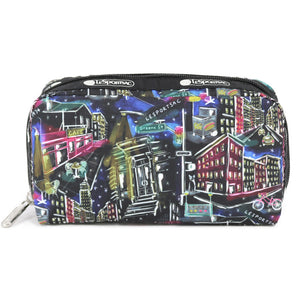 LeSportsac レスポートサック ポーチ 6511 RECTANGULAR COSMETIC HB55 NYC WINTER BLACK
