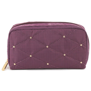 LeSportsac レスポートサック ポーチ 6511 RECTANGULAR COSMETIC HB73 WINE QUILT STUDS