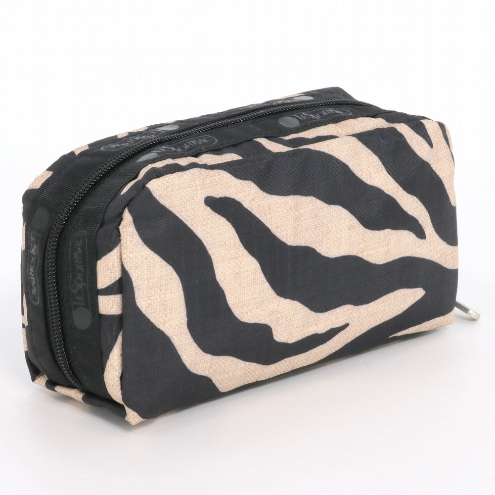 LeSportsac レスポートサック ポーチ 6511 RECTANGULAR COSMETIC HC94 RAFFIA ZEBRA