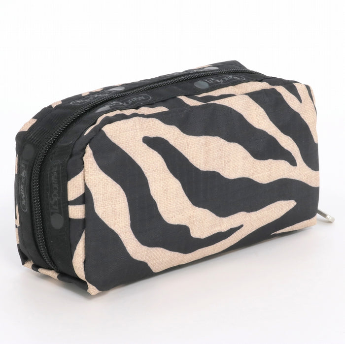 LeSportsac レスポートサック ポーチ 6511 RECTANGULAR COSMETIC HC94 RAFFIA ZEBRA