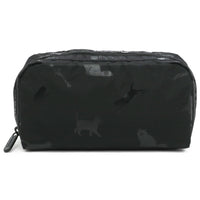 LeSportsac レスポートサック ポーチ 6511 RECTANGULAR COSMETIC HD45 BLACK CATS [並行輸入商品]