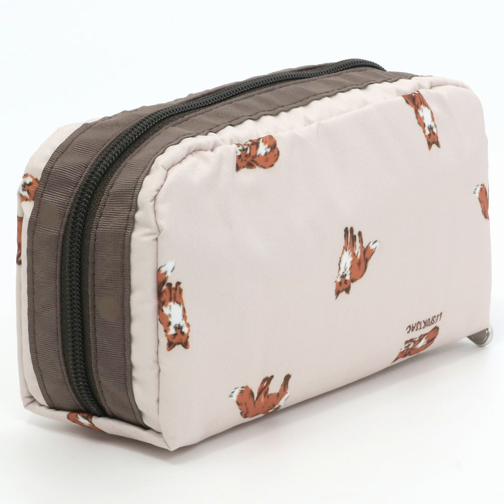 LeSportsac レスポートサック ポーチ 6511 RECTANGULAR COSMETIC HD49 DASHING FOXES [並行輸入商品]