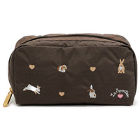 LeSportsac レスポートサック ポーチ 6511 RECTANGULAR COSMETIC HD84 BUNNY EMBROIDERY [並行輸入商品]