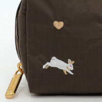 LeSportsac レスポートサック ポーチ 6511 RECTANGULAR COSMETIC HD84 BUNNY EMBROIDERY [並行輸入商品]