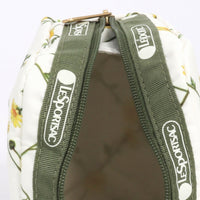 LeSportsac レスポートサック ポーチ 6701 SQUARE COSMETIC HC11 DAISY CROSS ECRU