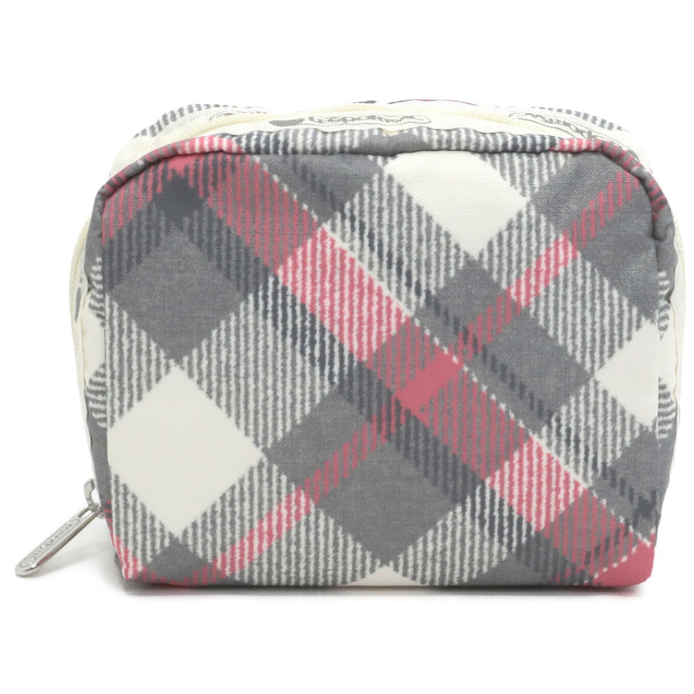 LeSportsac レスポートサック ポーチ 6701 SQUARE COSMETIC HD41 SEAMLESS TARTAN [並行輸入商品]