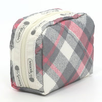 LeSportsac レスポートサック ポーチ 6701 SQUARE COSMETIC HD41 SEAMLESS TARTAN [並行輸入商品]