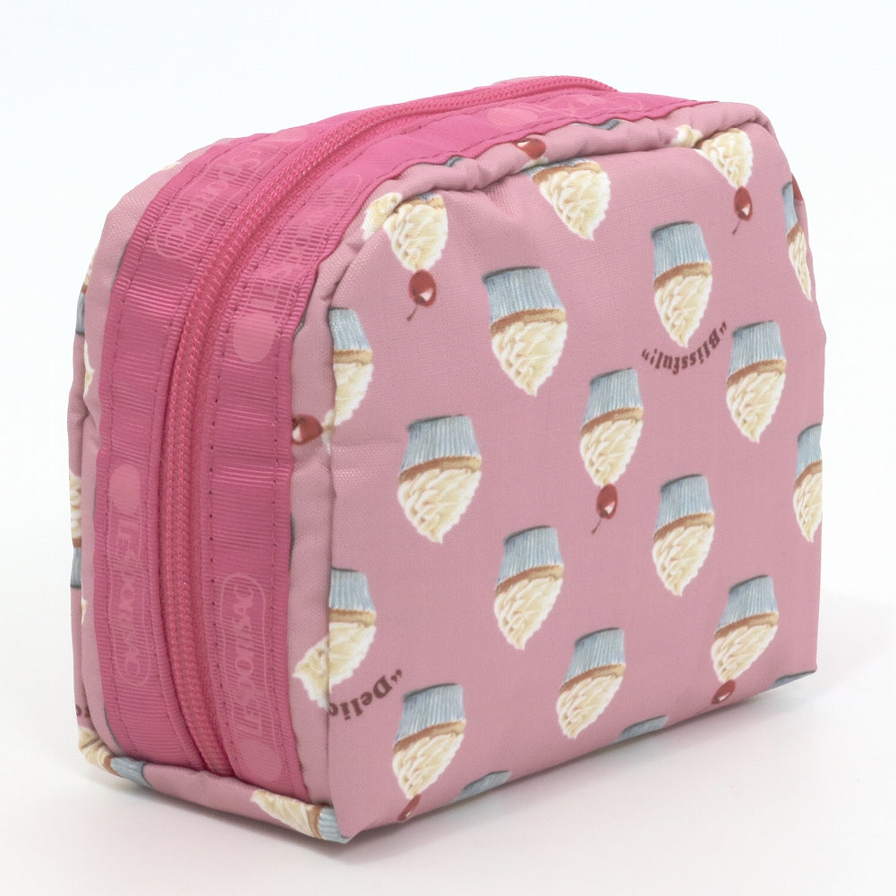 LeSportsac レスポートサック ポーチ 6701 SQUARE COSMETIC HD87 SWEET CUPCAKE DELIGHT [並行輸入商品]