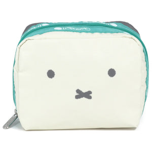 LeSportsac レスポートサック ポーチ 6701 SQUARE COSMETIC L250 MIFFY IVORY/ GREY SQ