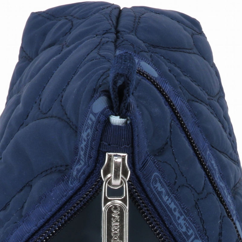 LeSportsac レスポートサック ポーチ 7105 COSMETIC CLUTCH C516 NAVY QUILTED BLOOMS