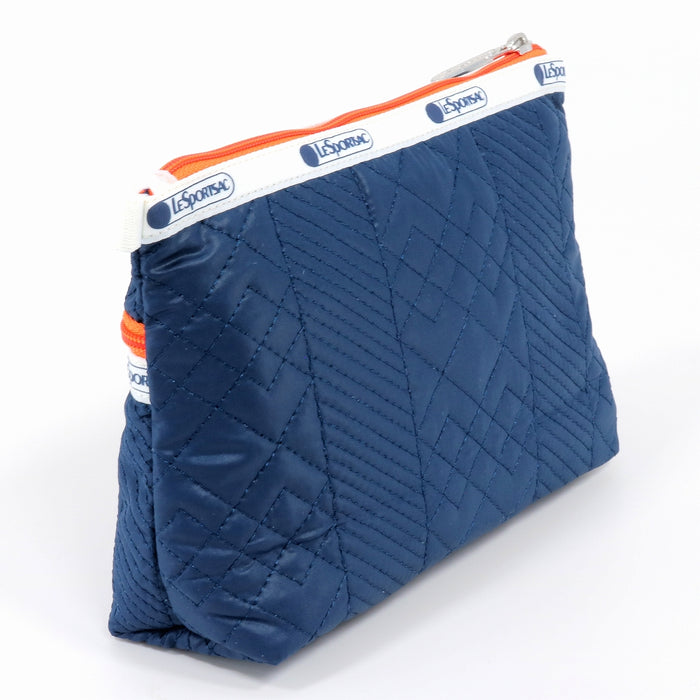 LeSportsac レスポートサック ポーチ 7105 COSMETIC CLUTCH E968 SWEATER QUILTING NAVY