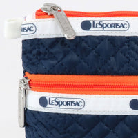 LeSportsac レスポートサック ポーチ 7105 COSMETIC CLUTCH E968 SWEATER QUILTING NAVY