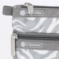 LeSportsac レスポートサック ポーチ 7105 COSMETIC CLUTCH E974 ALLOY ZEBRA